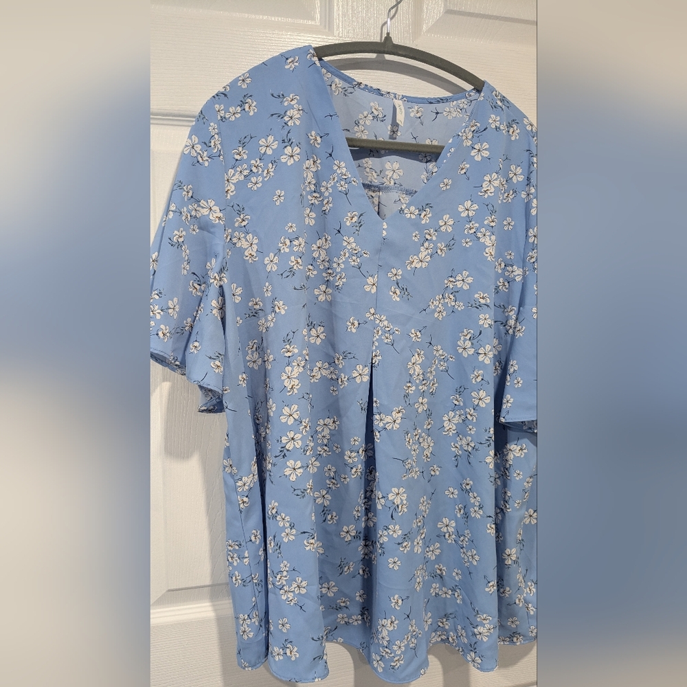 💚 Anyally Petal Chiffon Blouse - Picture 3 of 5